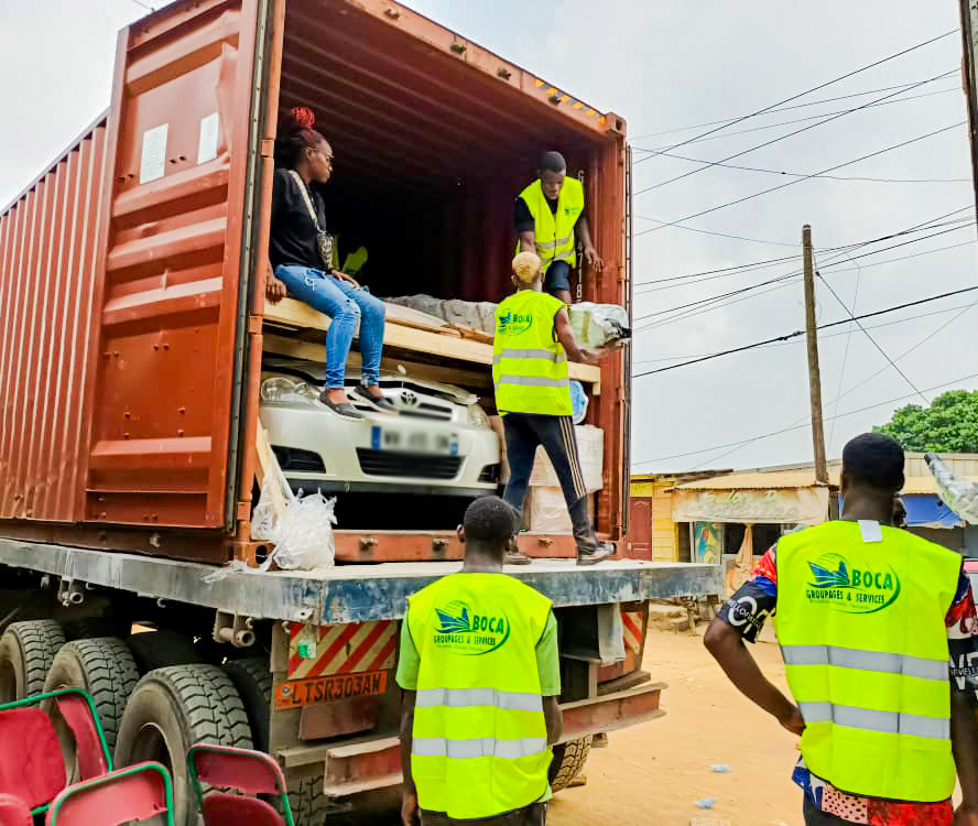 dechargement colis BOCA