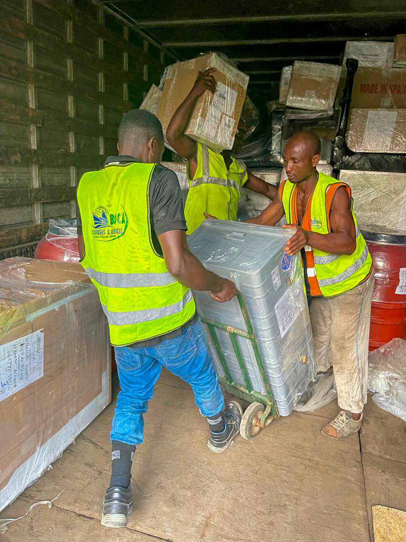 dechargement colis BOCA 2